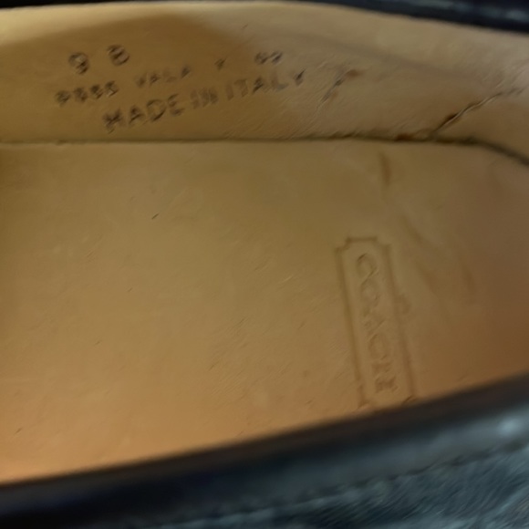 Black Coach C Monogram Loafers Size 9 - Picture 3 of 7